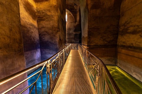 The Palombaro Lungo underground cistern in Matera, Basilicata, Italy