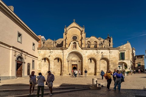The church Chiesa di San Giovanni Battista, Matera, Basilicata, Italy