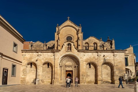 The church Chiesa di San Giovanni Battista, Matera, Basilicata, Italy