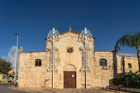 The church of Santa Maria della Croce in Casaranello, Casarano, Apulia, Italy