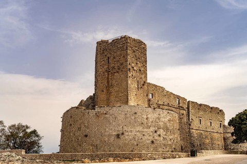 The Castello di Monte Sant'Angelo, Gargano, Apulia, Italy