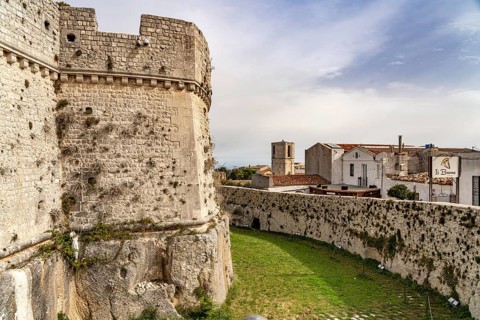 The Castello di Monte Sant'Angelo, Gargano, Apulia, Italy