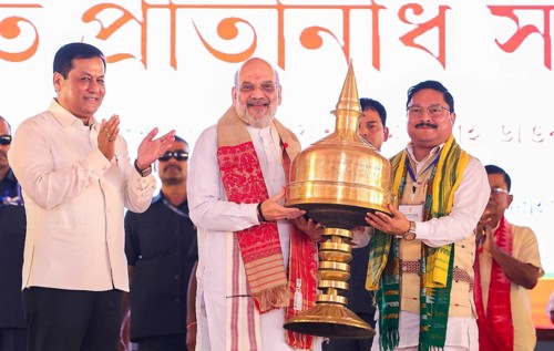 Union Home Minister Amit Shah addresses the newly elected National Democratic Alliance's (NDA)