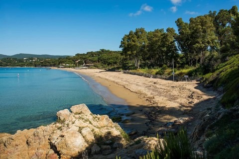 Beach, Plage de Gigaro, La Croix-Valmer, Saint Tropez, Var, French Riviera, Provence-Alpes-Cote