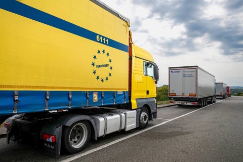 Berne-Fribourg lorry service area, Schmitten, Switzerland