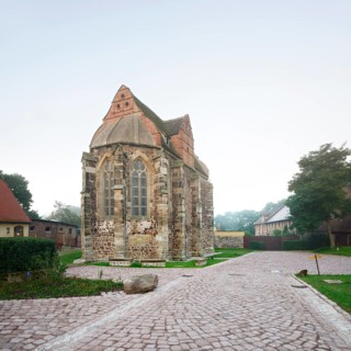 The Gothic Templar Chapel of Our Lady, authentic architectural testimony to the Templars, Wettin,