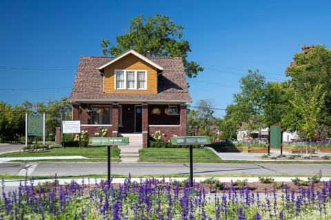 Detroit, Michigan, The Dr. Ossian Sweet home and memorial park. When Sweet moved his family into
