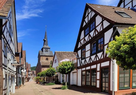 Protestant town church of St Nicolai in the Münchhausen town of Bodenwerder, Lower Saxony, Germany