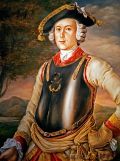 Portrait, Painting, Baron von Münchhausen, Münchhausen Museum, Münchhausenstadt Bodenwerder,