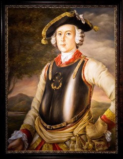 Portrait, Painting, Baron von Münchhausen, Münchhausen Museum, Münchhausenstadt Bodenwerder,