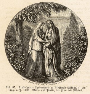 Mary and Pilate's woman, Portia (Procula), German literary history, by Robert König, 9th edition