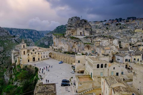 Church of San Pietro Caveoso and Church of Santa Maria di Idris, cave settlement, cave dwellings,