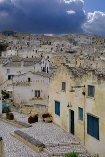 Cave settlement, cave dwellings, houses, Sassi, Matera, Unesco World Heritage Site, Basilicata,
