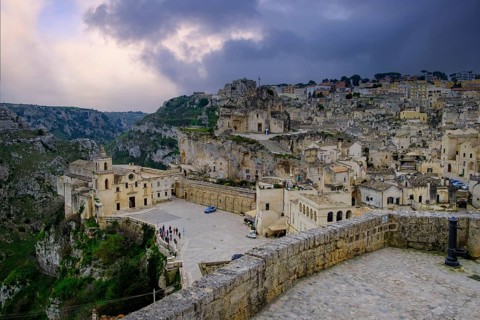 Church of San Pietro Caveoso and Church of Santa Maria di Idris, cave settlement, cave dwellings,