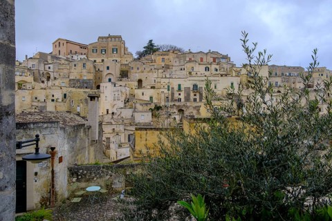 Cave settlement, cave dwellings, houses, Sassi, Matera, Unesco World Heritage Site, Basilicata,
