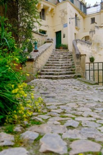 Cave settlement, cave dwellings, houses, Sassi, Matera, Unesco World Heritage Site, Basilicata,