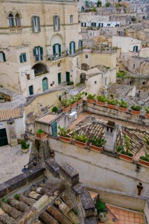 Cave settlement, cave dwellings, houses, Sassi, Matera, Unesco World Heritage Site, Basilicata,
