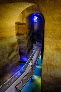 Palombaro lungo cistern, cave settlement, cave dwellings, houses, Sassi, Matera, Unesco World