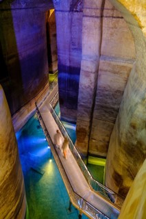 Palombaro lungo cistern, cave settlement, cave dwellings, houses, Sassi, Matera, Unesco World