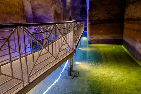 Palombaro lungo cistern, cave settlement, cave dwellings, houses, Sassi, Matera, Unesco World