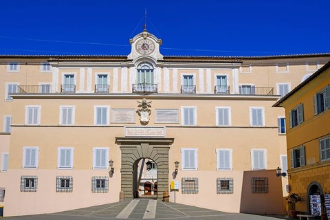 Papal summer residence Castel Gandolfo, Palazzo Pontificio, Albano, Alban Hills, Colli Albani,