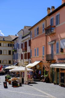 Papal summer residence Castel Gandolfo, Palazzo Pontificio, Albano, Alban Hills, Colli Albani,