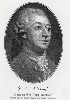 Johann Christoph Adelung (1732-1806) Copperplate engraving, from Könnecke Bilderatlas zur