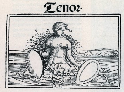 Tenor, the four vocal parts from Öglin's songbook 1512, from Könnecke Bilderatlas zur Geschichte