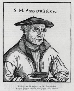 Sebastian Münster (1489-1552) from Könnecke Bilderatlas zur Geschichte der Deutschen Litteratur