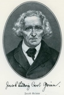 Jacob Grimm (1785, 1863) redrawn from a photograph, from Könnecke Bilderatlas zur Geschichte der