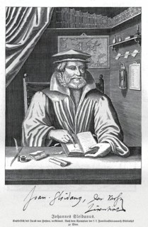 Johannes Sleidanus (Johann Baptist Philippson) (1506/1598-1556) Copperplate engraving, from