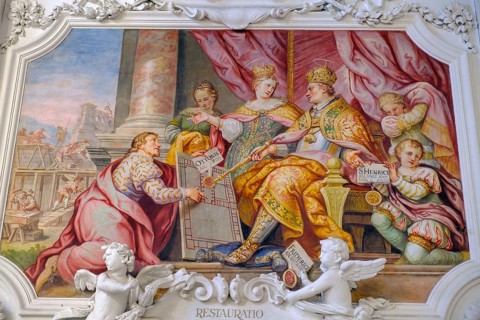 Asam, H.G., Promotion of the Benedictine monastery of Tegernsee by Emperor Henry II (1014-1024) and