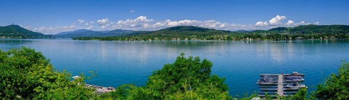 On Lake Lake Wörth, south shore, near Sekirn, Carinthia, Austria
