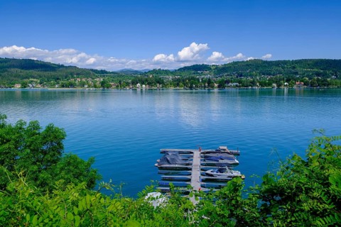 On Lake Lake Wörth, south shore, near Sekirn, Carinthia, Austria