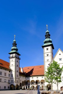 Landhaus Klagenfurt, seat of the Carinthian Parliament, Klagenfurt, Carinthia, Austria