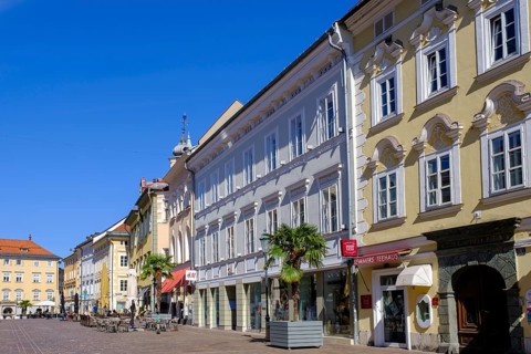Old Square, Old Town, Klagenfurt, Carinthia, Austria