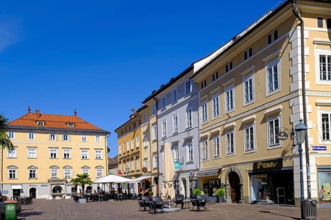 Old Square, Old Town, Klagenfurt, Carinthia, Austria