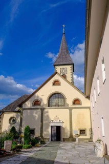Collegiate church, Ossiach Abbey, Lake Ossiach, Carinthia, Austria