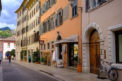 Old town, alleys, Trento, Trentino, Italy