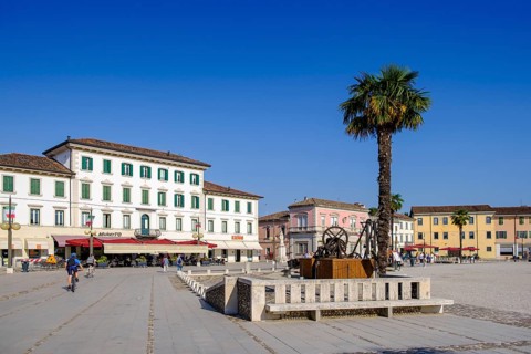 Piazza Grande, Palmanova, Julian Friuli, Veneto, Italy