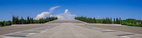 Italy's largest military cemetery, Sacrario di Redipuglia, First World War, Isonzo battles, fascist