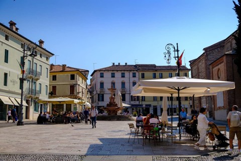Piazza della Liberta, Bassano del Grappa, Veneto, Italy