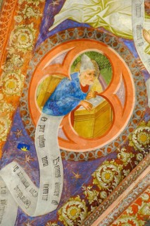 Renaissance frescoes, St. Jakob in Kastelaz, Tramin, Wine Route, South Tyrol, Italy