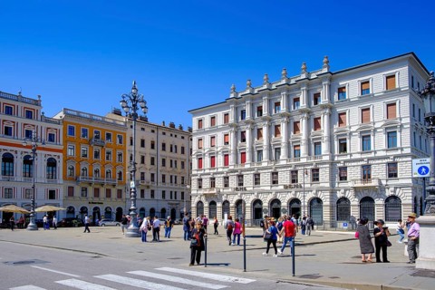 Palazzo Genel, Piazza del Ponterossa, Trieste, Adriatic Sea, Friuli Venezia Giulia region, Italy