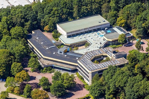 Aerial photo, Theodor-Heuss-Realschule, Lüdenscheid-Stadt, Lüdenscheid, Sauerland, North