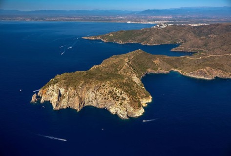 Parc Natural Cap De Creus, Cadaqués, Costa Brava, Catalonia, Spain, Cadaqués, Europe, aerial view,