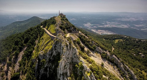 Monastery Mare de Deu del Mont, Monastery of the Mother of God of the Mountain, Beuda, Costa Brava,
