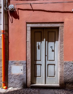 Sardinia, house with picturesque door, Bosa, Europe, Province of Oristano, Italy, old,