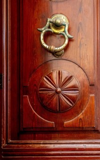 Sardinia, house with picturesque door and decoration, Bosa, Europe, Province of Oristano, Italy,