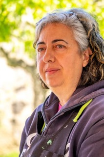 Sardinia, Pina Monne, female portrait and artist, Tinnura, Europe, Oristano province, Italy,